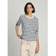 CAMISETA A RAYAS MUJER PEPE JEANS MANGA LARGA