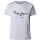 CAMISETA MUJER PEPE JEANS LOGO EFECTO ACUARELA