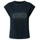 CAMISETA MUJER PEPE JEANS LOGO STRASS FIT BOXY