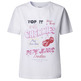 CAMISETA MUJER PEPE JEANS ESTAMPADO FRONTAL FIT REGULAR