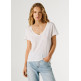 CAMISETA MUJER  PEPE JEANS MEGAN V-NECK