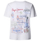 CAMISETA MUJER  PEPE JEANS ILUSTRACION MULTICOLOR FIT REGULAR