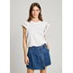 CAMISETA MUJER PEPE JEANS MANGAS BORDADAS