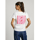 CAMISETA MUJER PEPE JEANS ESPALDA ESTAMPADA