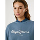 SUDADERA MUJER PEPE JEANS CON LOGO