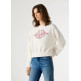 SUDADERA CUELLO REDONDO MUJER PEPE JEANS CON LOGO
