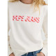 SUDADERA MUJER  PEPE JEANS CELESTE