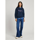 SUDADERA MUJER PEPE JEANS CUELLO REDONDO CON LOGO