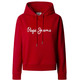 SUDADERA CON CAPUCHA MUJER PEPE JEANS LOGO ESTAMPADO