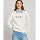 SUDADERA MUJER PEPE JEANS LOGO MULTICOLOR BORDADO