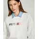 SUDADERA MUJER PEPE JEANS LOGO MULTICOLOR BORDADO