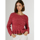 JERSEY MOULINÉ MUJER PEPE JEANS CUELLO REDONDO