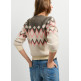 JERSEY PUNTO MUJER PEPE JEANS ESTAMPADO GEOMÉTRICO