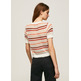 CÁRDIGAN ALGODÓN ESTAMPADO RAYAS MUJER PEPE JEANS FRANCES
