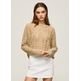 CÁRDIGAN CROPPED PUNTO CALADO MUJER PEPE JEANS FRANCESCA