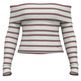 TOP ESCOTE BARDOT ESTAMPADO RAYAS MUJER PEPE JEANS DANNA