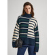 JERSEY CUELLO ALTO RAYAS MUJER PEPE JEANS DENVER