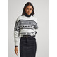 JERSEY JACQUARD CUELLO REDONDO MUJER PEPE JEANS ELODIE