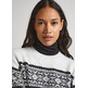 JERSEY JACQUARD CUELLO REDONDO MUJER PEPE JEANS ELODIE