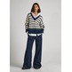 JERSEY CUELLO PICO RAYAS MUJER PEPE JEANS DEBBIE