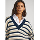 JERSEY CUELLO PICO RAYAS MUJER PEPE JEANS DEBBIE