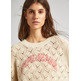 JERSEY PUNTO CON DETALLES CALADOS MUJER PEPE JEANS