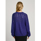 JERSEY CALADO MUJER PEPE JEANS CUELLO REDONDO