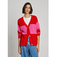 CARDIGAN DE RAYAS MUJER PEPE JEANS CUELLO PICO