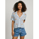 CAMISA DE PUNTO MUJER PEPE JEANS CON FRUTAS BORDADAS