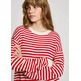 JERSEY A RAYAS MUJER PEPE JEANS DE PUNTO CALADO