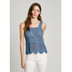 TOP DE TIRANTES MUJER PEPE JEANS DE CROCHET