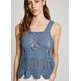 TOP DE TIRANTES MUJER PEPE JEANS DE CROCHET