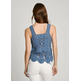 TOP DE TIRANTES MUJER PEPE JEANS DE CROCHET