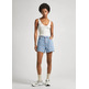 PANTALÓN CORTO MUJER PEPE JEANS A-LINE SHORT UHW STRIPE