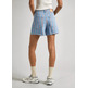 PANTALÓN CORTO MUJER PEPE JEANS A-LINE SHORT UHW STRIPE