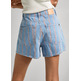 PANTALÓN CORTO MUJER PEPE JEANS A-LINE SHORT UHW STRIPE