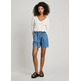 PANTALÓN CORTO MUJER PEPE JEANS A-LINE SHORT UHW CINCH