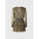 VESTIDO CORTO CON GOMA EN CINTURA MUJER PEPE JEANS LARA