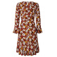 VESTIDO CORTO ESTAMPADO MUJER PEPE JEANS LEIRE