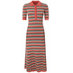 VESTIDO LARGO PUNTO CANALÉ RAYAS MUJER PEPE JEANS