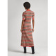 VESTIDO LARGO PUNTO CANALÉ RAYAS MUJER PEPE JEANS