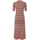 VESTIDO LARGO PUNTO CANALÉ RAYAS MUJER PEPE JEANS