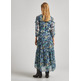 VESTIDO LARGO CHIFÓN CON FLORES MUJER PEPE JEANS