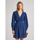 VESTIDO CORTO PLISADO MUJER PEPE JEANS