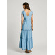 VESTIDO LARGO MUJER PEPE JEANS CUELLO PICO
