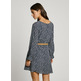 VESTIDO CORTO MUJER PEPE JEANS ESTAMPADO FLORAL