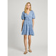 VESTIDO CORTO MUJER PEPE JEANS MANGAS ABULLONADAS