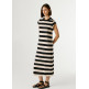 VESTIDO MIDI MUJER PEPE JEANS DE RAYAS