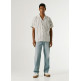 CAMISA DE RAYAS HOMBRE PEPE JEANS CON CUELLO CUBANO