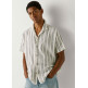 CAMISA DE RAYAS HOMBRE PEPE JEANS CON CUELLO CUBANO